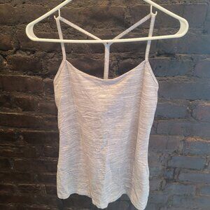 Grey Stripe Lululemon Power Pose Tank